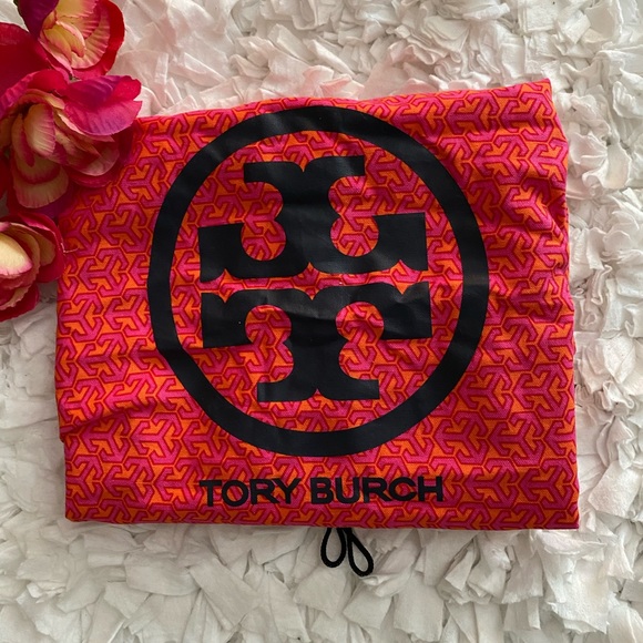 Tory Burch XL Canvas Pink Tote w/Braided Handles - Picture 12 of 14